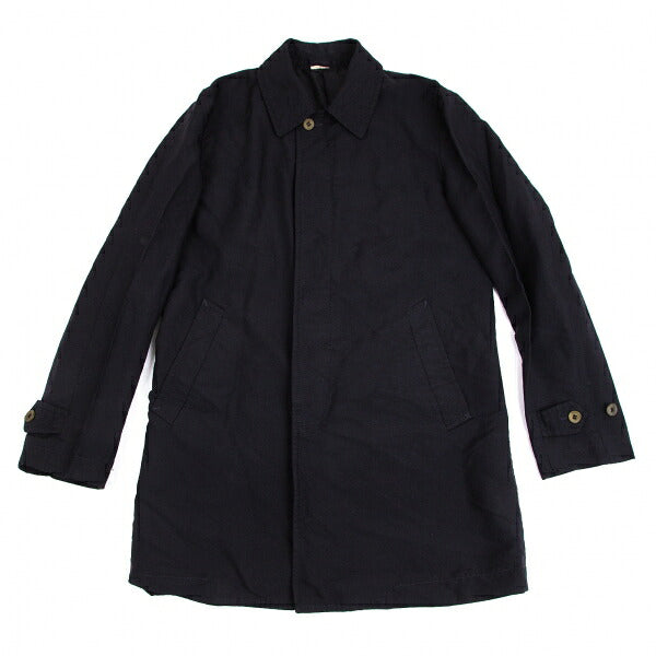 COMME des GARCONS HOMME DEUX Navy Garment Front Coat Size L
