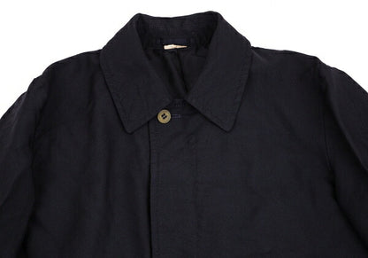 COMME des GARCONS HOMME DEUX Navy Garment Front Coat Size L
