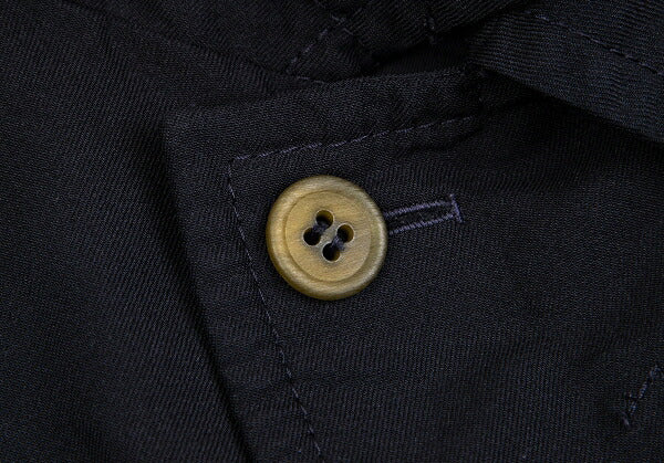COMME des GARCONS HOMME DEUX Navy Garment Front Coat Size L