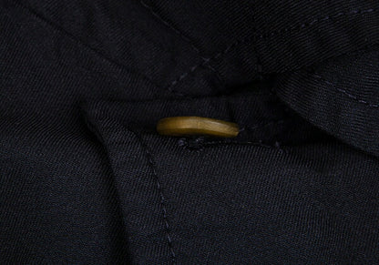 COMME des GARCONS HOMME DEUX Navy Garment Front Coat Size L