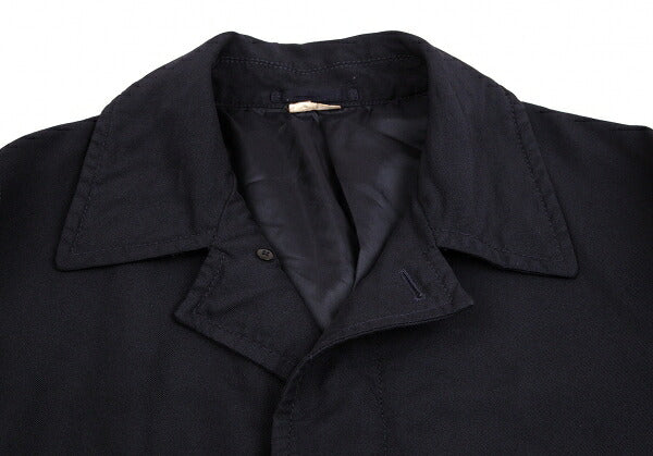 COMME des GARCONS HOMME DEUX Navy Garment Front Coat Size L