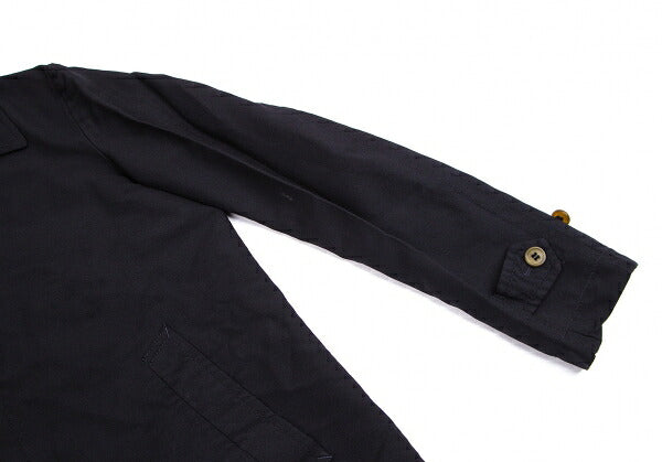 COMME des GARCONS HOMME DEUX Navy Garment Front Coat Size L