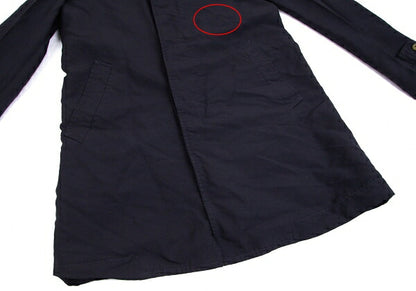 COMME des GARCONS HOMME DEUX Navy Garment Front Coat Size L