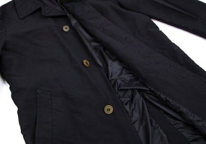 COMME des GARCONS HOMME DEUX Navy Garment Front Coat Size L