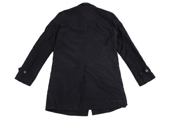 COMME des GARCONS HOMME DEUX Navy Garment Front Coat Size L