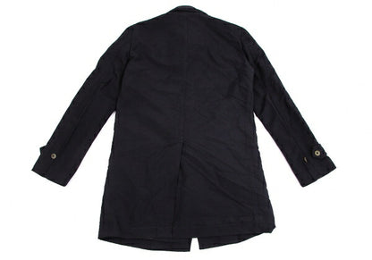 COMME des GARCONS HOMME DEUX Navy Garment Front Coat Size L