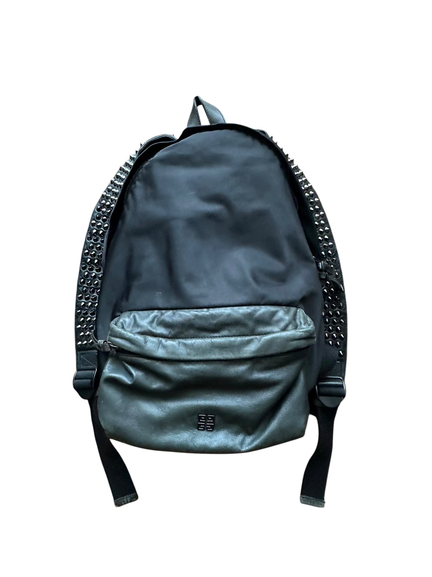 Givenchy Studded Leather Nylon Backpack Size ONE SIZE