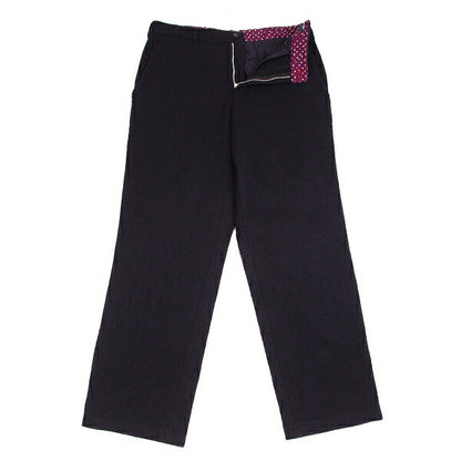 COMME des GARCONS HOMME Navy Wool Shrunken Pants Size S