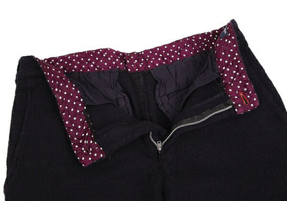 COMME des GARCONS HOMME Navy Wool Shrunken Pants Size S