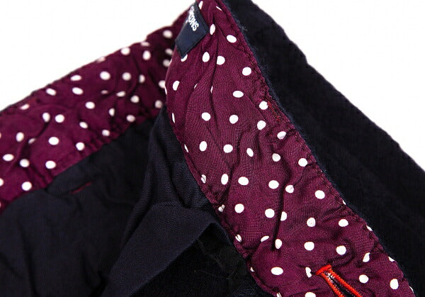 COMME des GARCONS HOMME Navy Wool Shrunken Pants Size S