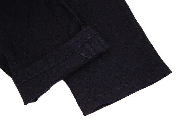 COMME des GARCONS HOMME Navy Wool Shrunken Pants Size S