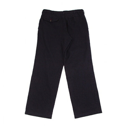 COMME des GARCONS HOMME Navy Wool Shrunken Pants Size S