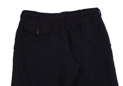 COMME des GARCONS HOMME Navy Wool Shrunken Pants Size S