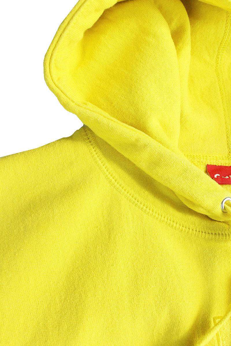 Supreme 20AW Cross Box Logo Hooded Sweatshirt Yellow Size S