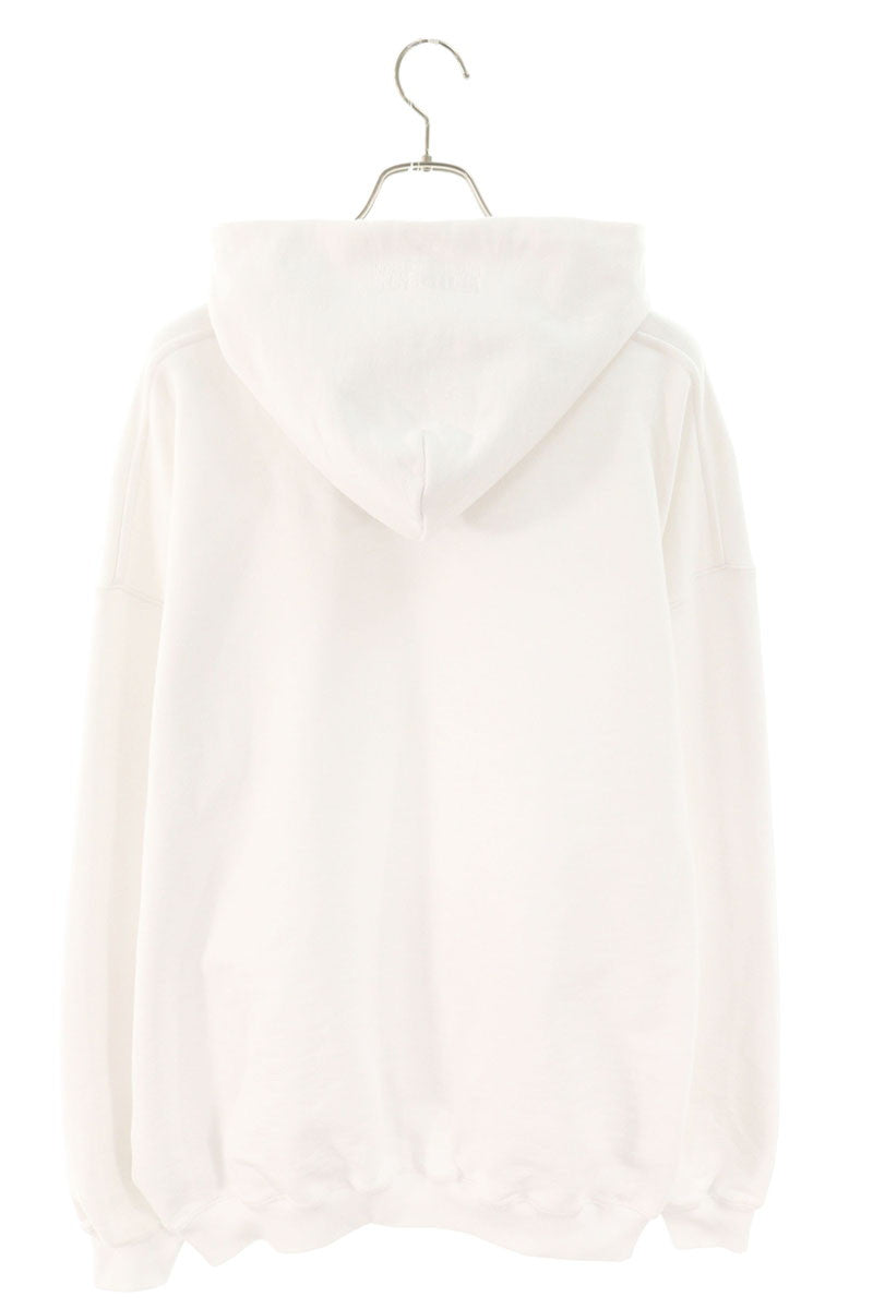 Vetements 23AW WHITE PARIS Logo Print Hoodie White Size S
