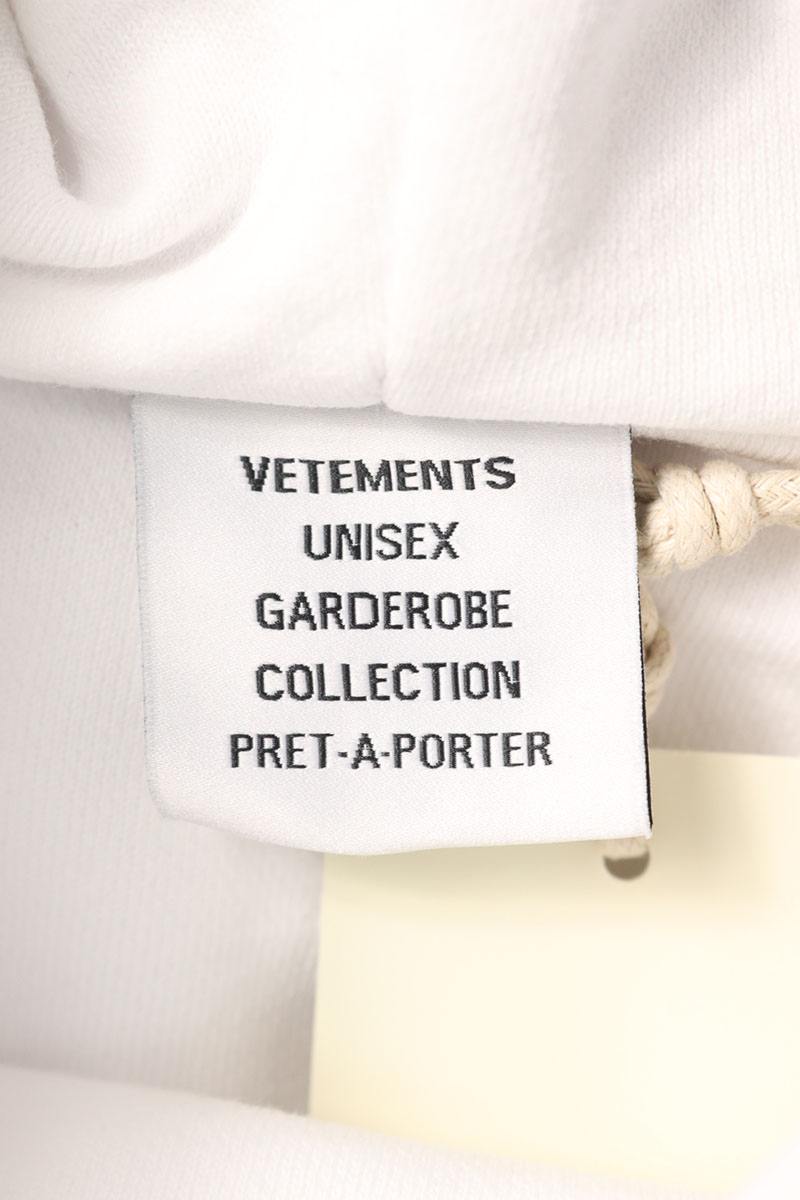 Vetements 23AW WHITE Logo Hoodie White Size XS