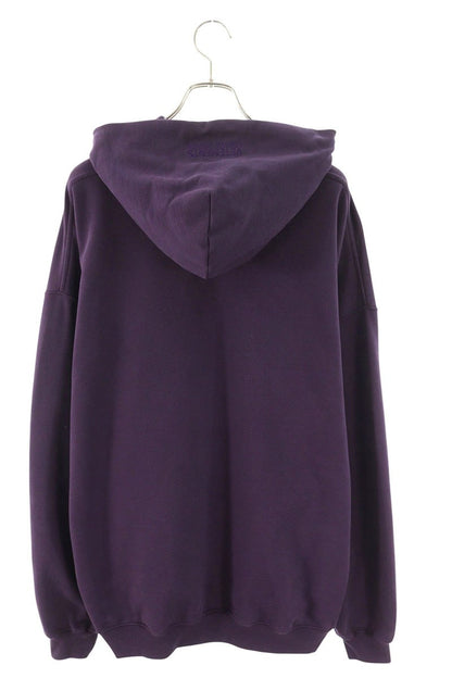 Vetements 24SS logo embroidery Pullover Hoodie Purple Size S