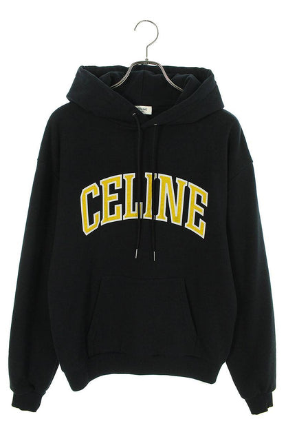 CELINE 24SS Loose Logo Hoodie Black Size S
