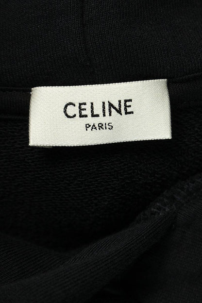 CELINE 24SS Loose Logo Hoodie Black Size S
