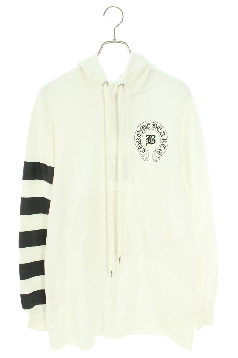 Chrome Hearts BELLA HD LNG Pullover Hoodie White x Black Size M