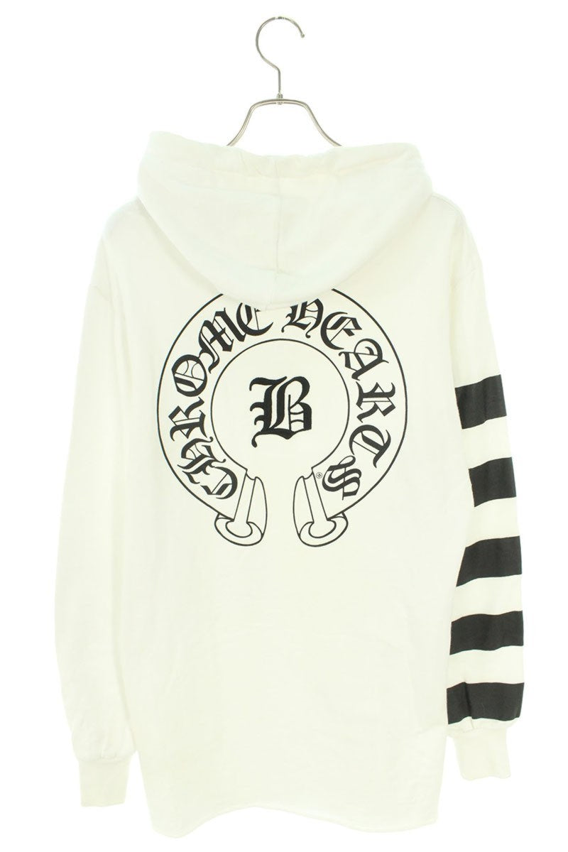 Chrome Hearts BELLA HD LNG Pullover Hoodie White x Black Size M