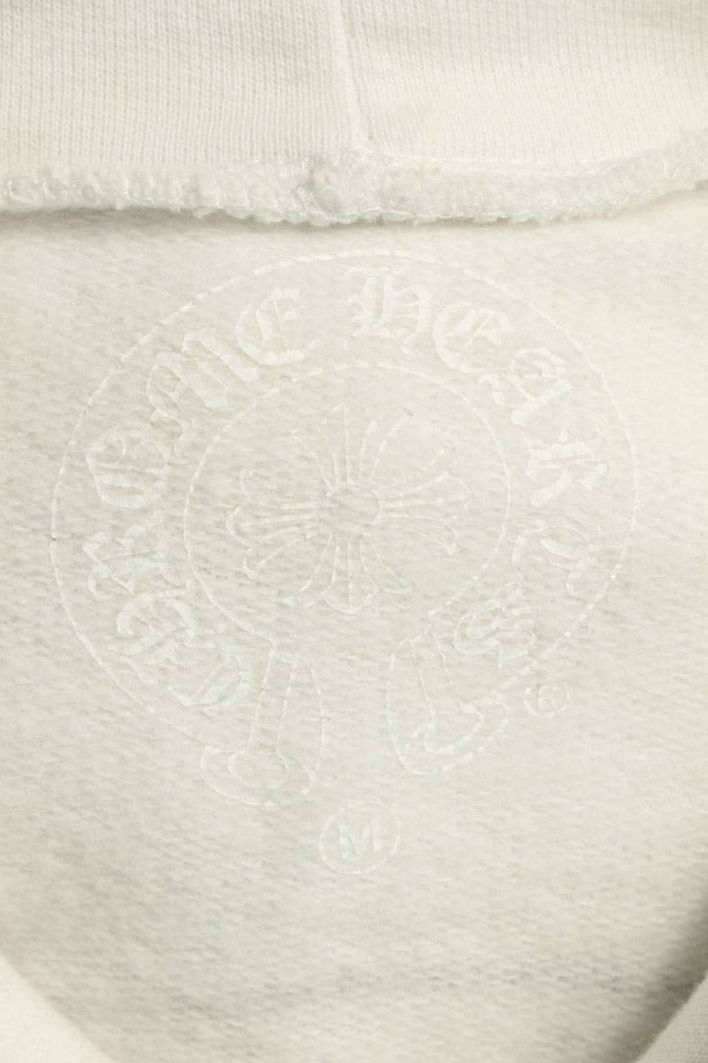 Chrome Hearts BELLA HD LNG Pullover Hoodie White x Black Size M