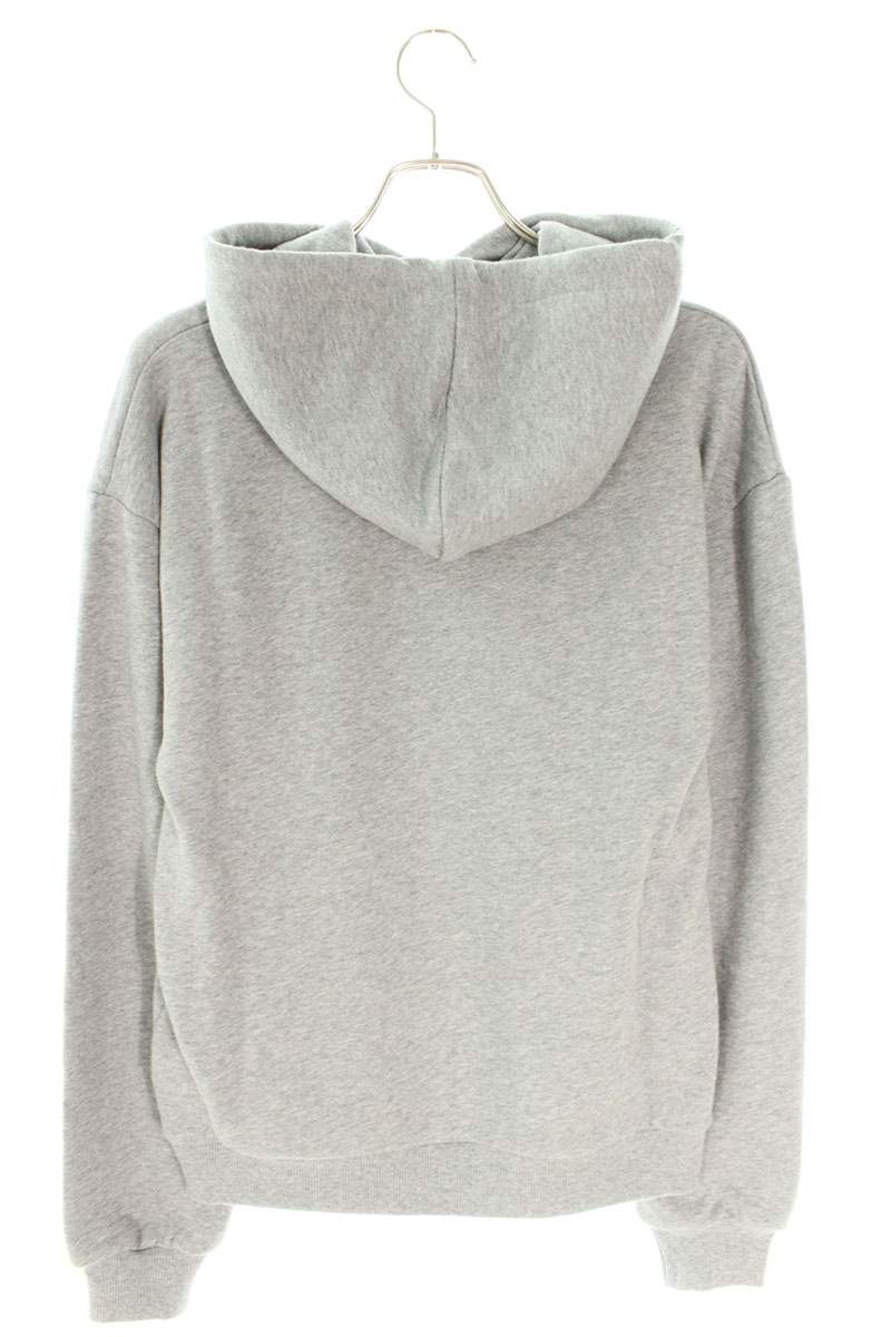 CELINE Logo Print Loose Hoodie Gray Size S