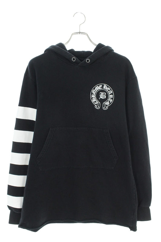 Chrome Hearts BELLA HD LNG Pullover Hoodie Black x White Size M