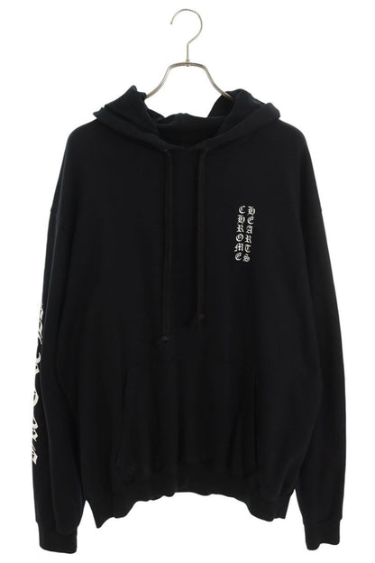 Chrome Hearts SWTSHRT PLVR Logo Print Pullover Hoodie Black Size XL