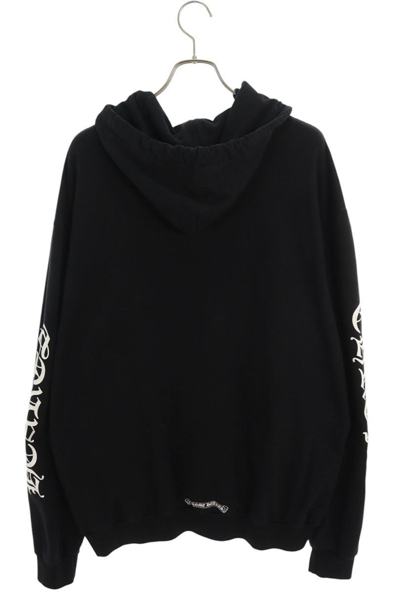 Chrome Hearts SWTSHRT PLVR Logo Print Pullover Hoodie Black Size XL
