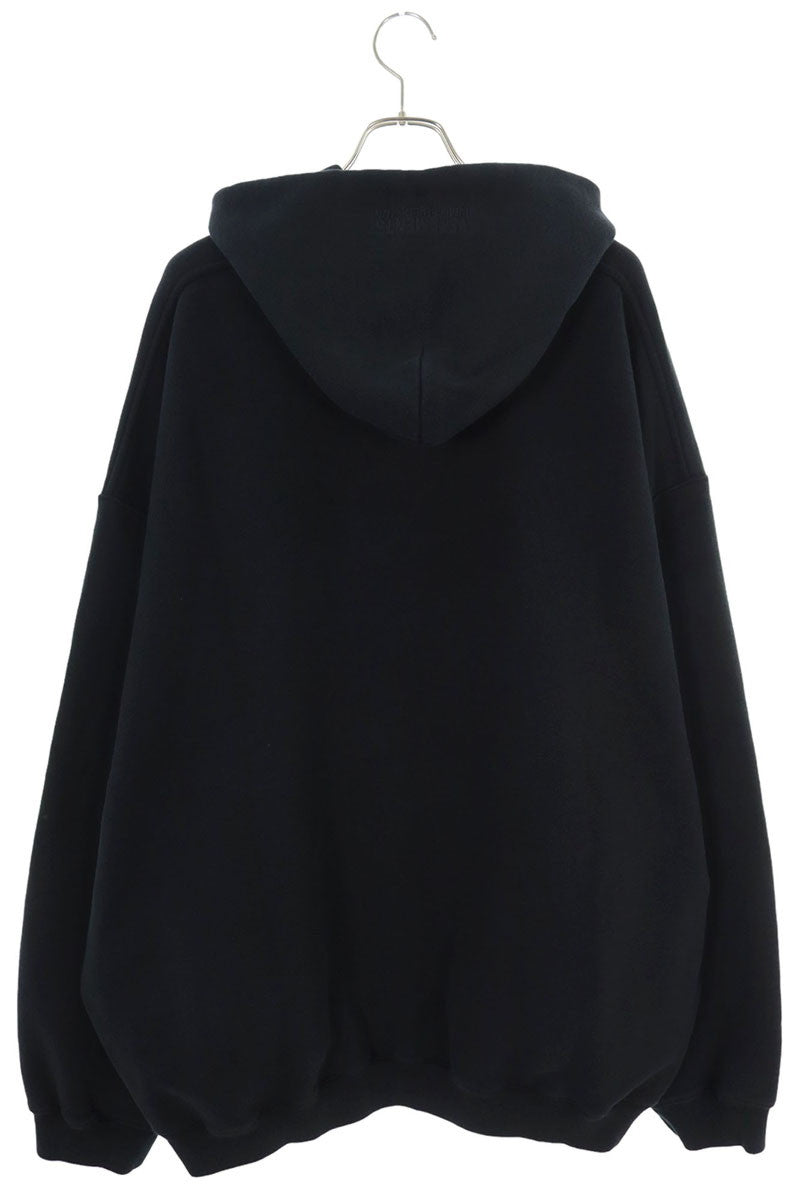 Vetements 24AW VETEMENTS Logo Hoodie Black Size XL