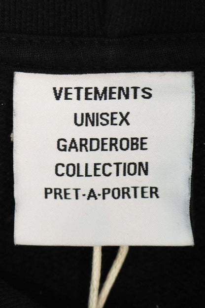 Vetements 24AW VETEMENTS Logo Hoodie Black Size XL