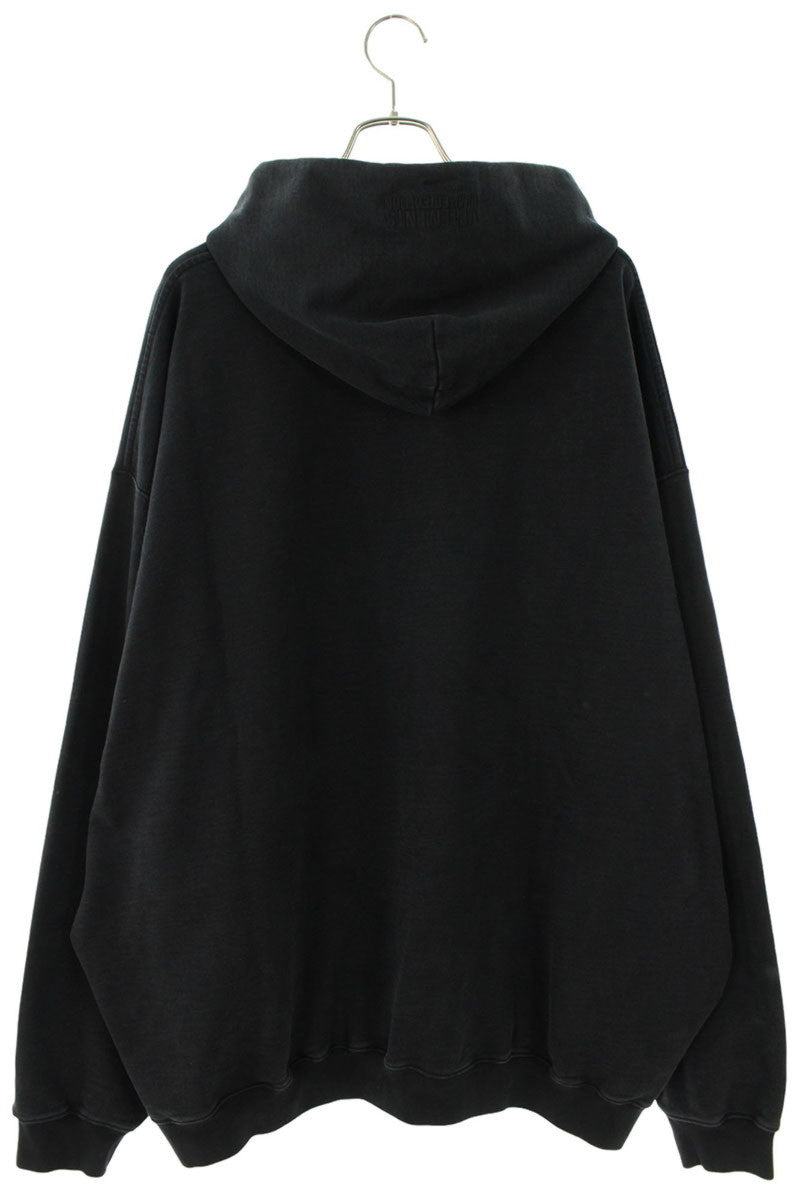 Vetements 24AW Logo Hoodie Black x White Size M