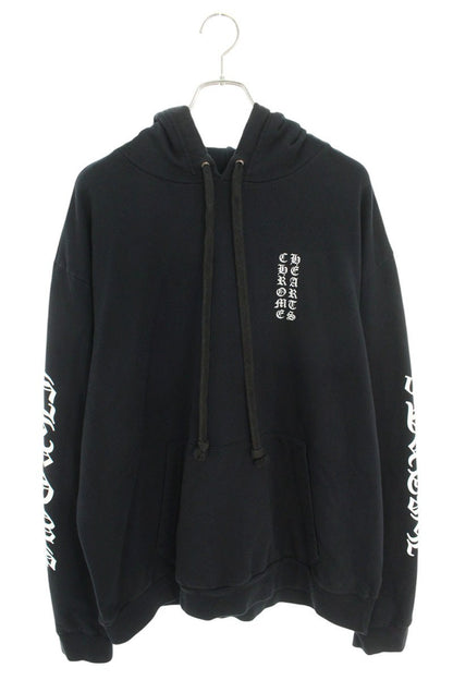 Chrome Hearts SWTSHRT PLVR Logo Print Pullover Hoodie Black Size XL