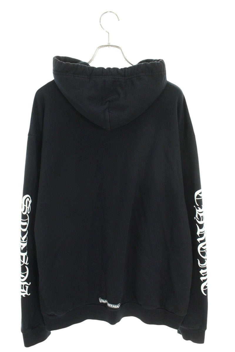 Chrome Hearts SWTSHRT PLVR Logo Print Pullover Hoodie Black Size XL
