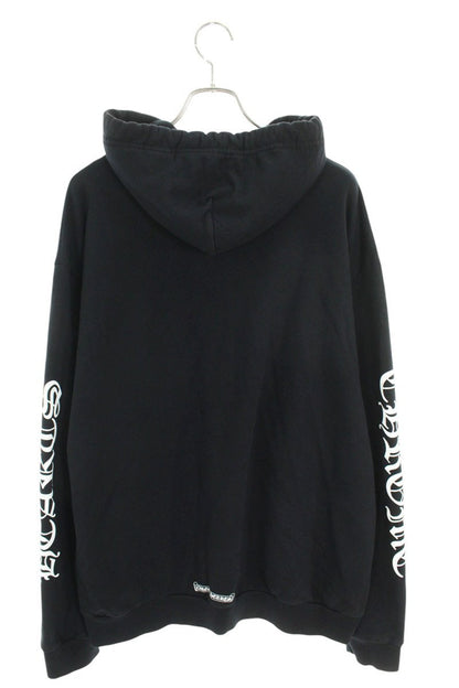 Chrome Hearts SWTSHRT PLVR Logo Print Pullover Hoodie Black Size XL