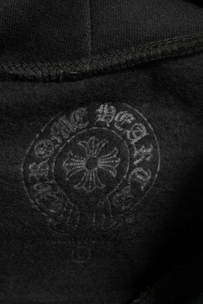 Chrome Hearts SWTSHRT PLVR Logo Print Hoodie Black x Gold Size L