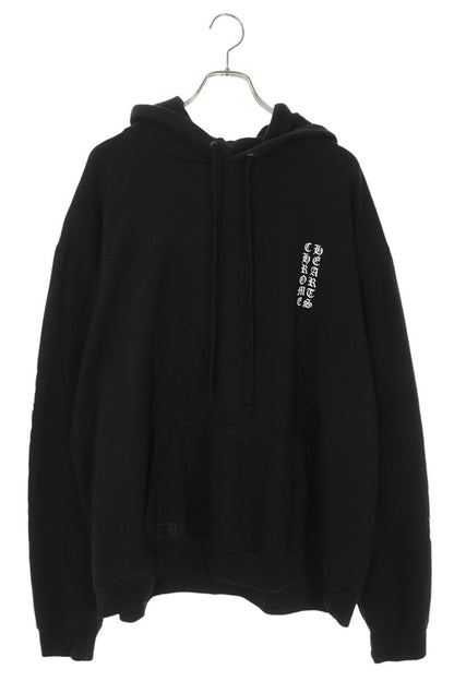 Chrome Hearts SWTSHRT PLVR Logo Print Pullover Hoodie Black Size XL