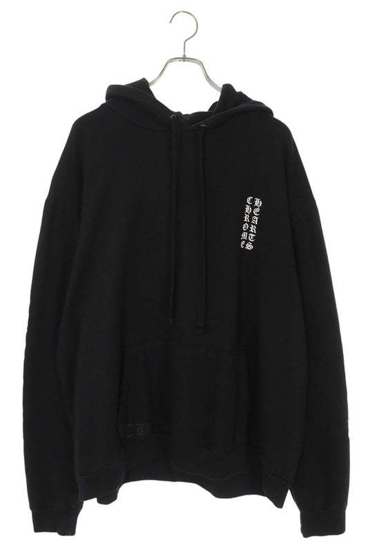 Chrome Hearts SWTSHRT PLVR Logo Print Pullover Hoodie Black Size XL