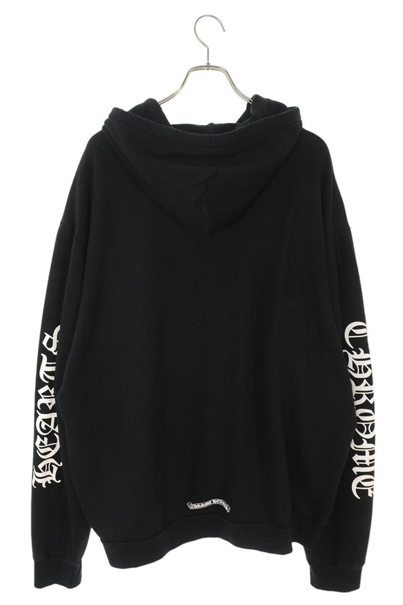 Chrome Hearts SWTSHRT PLVR Logo Print Pullover Hoodie Black Size XL