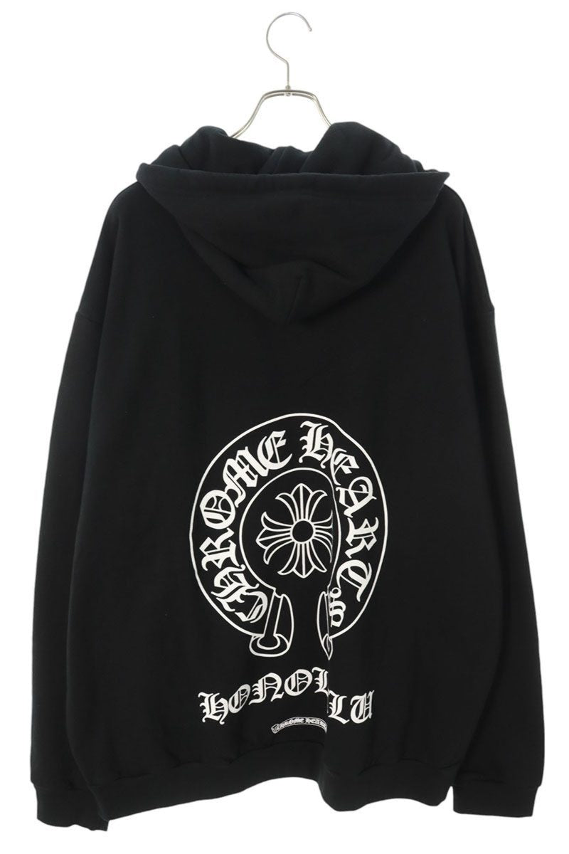 Chrome Hearts SWTSHRT PLVR LTD Horseshoe Print Pullover Hoodie Black Size XXL