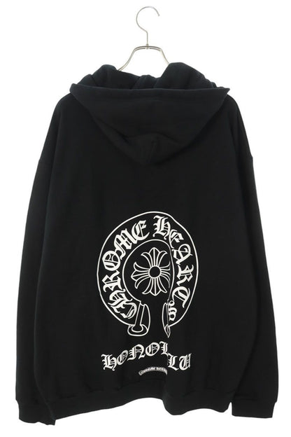 Chrome Hearts SWTSHRT PLVR LTD Horseshoe Print Pullover Hoodie Black Size XXL