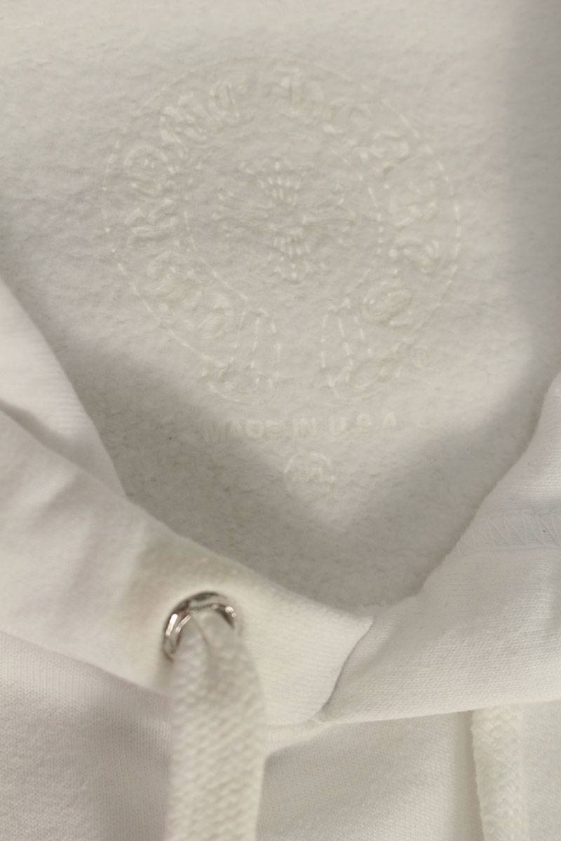 Chrome Hearts SWTSHRT PLVR LTD Horseshoe Print Hoodie White x Gray Size XXL