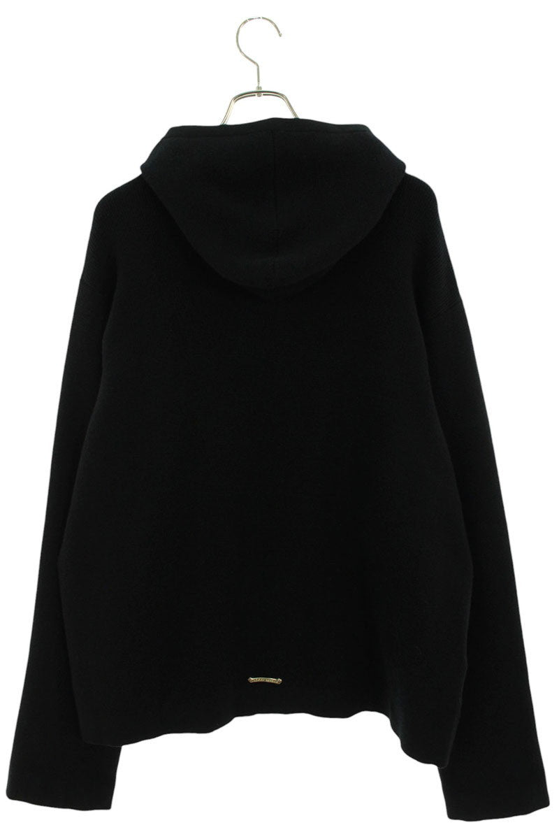 Chrome Hearts Dagger Embroidery Cashmere Knit Hoodie Size L