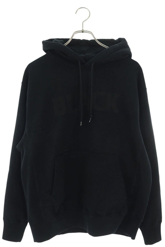 SEQUEL 22SS Logo Print Hoodie Black Cotton Size S