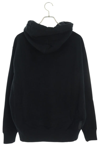 SEQUEL 22SS Logo Print Hoodie Black Cotton Size S