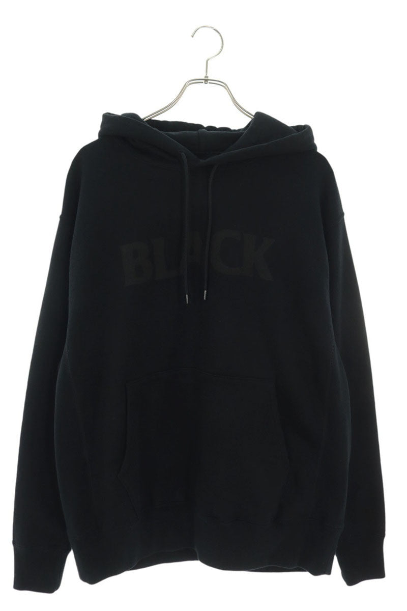 SEQUEL 22SS Logo Print Hoodie Black Cotton Size M