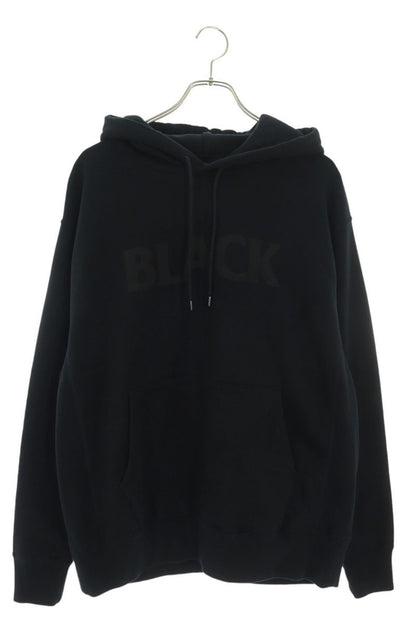 SEQUEL 22SS Logo Print Hoodie Black Cotton Size M