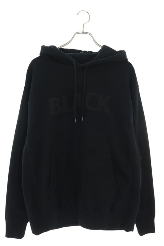SEQUEL 22SS Logo Print Hoodie Black Cotton Size M