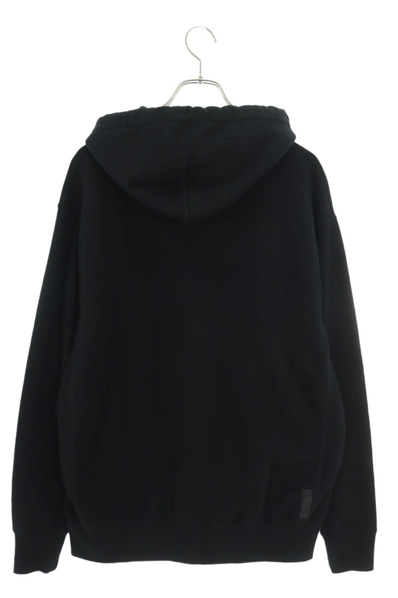 SEQUEL 22SS Logo Print Hoodie Black Cotton Size M